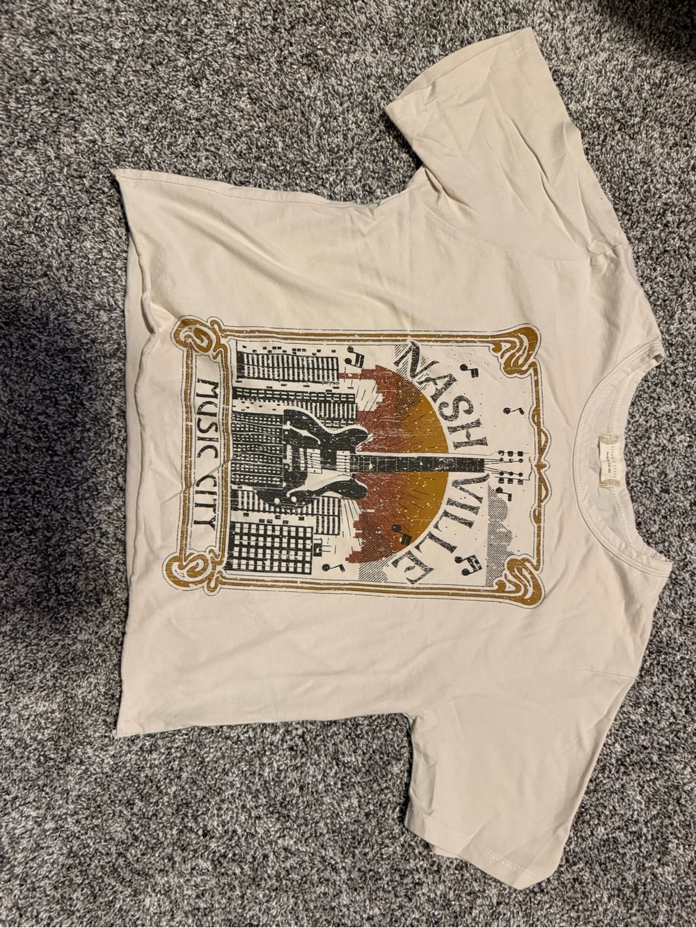 Altar’d State Cream Graphic Tee